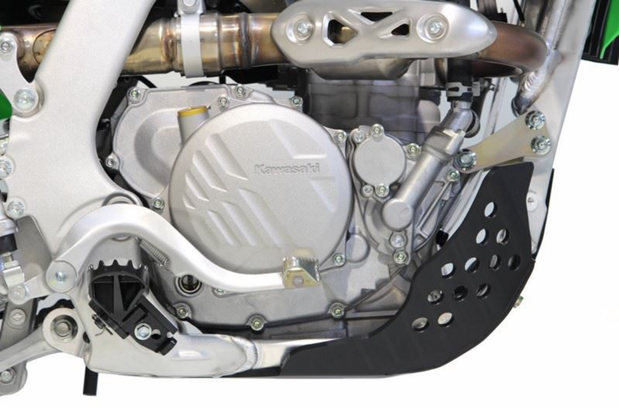 Placa de protección AXP RACING - Negra - Kawasaki AX1579