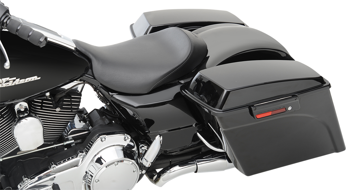 Asiento SADDLEMEN S3 Super Slammed - Individual - Negro - FLH/FLT '08-'23 808-07B-002