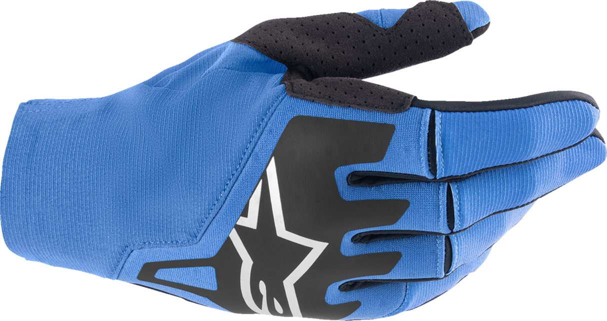 Guantes ALPINESTARS Techstar - Azul carnero/Negro - Pequeños 3561024-763-S