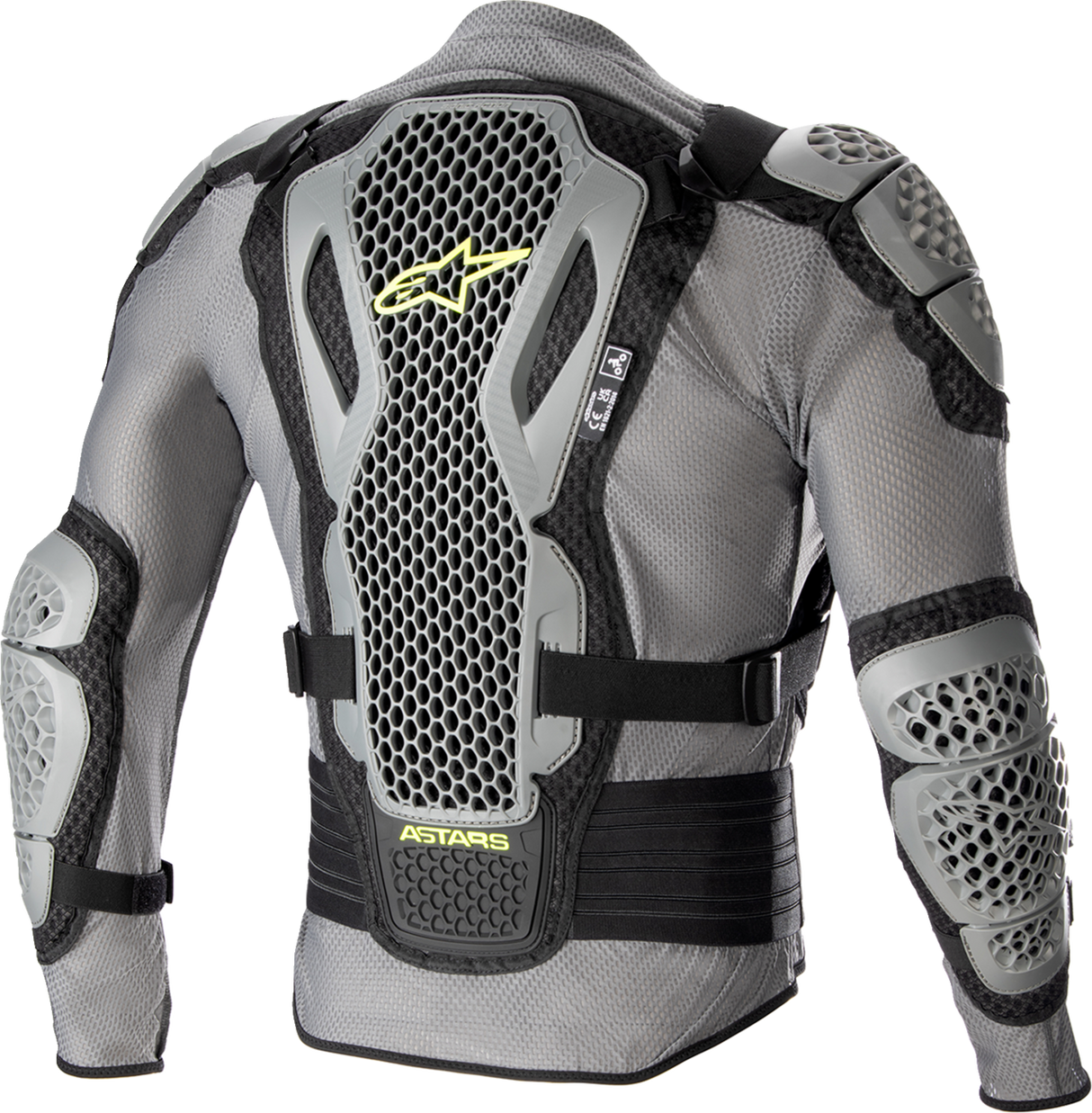 Chaqueta de protección ALPINESTARS Bionic Action V2 - Gris/Negro/Amarillo - Mediana 6506823-915-M