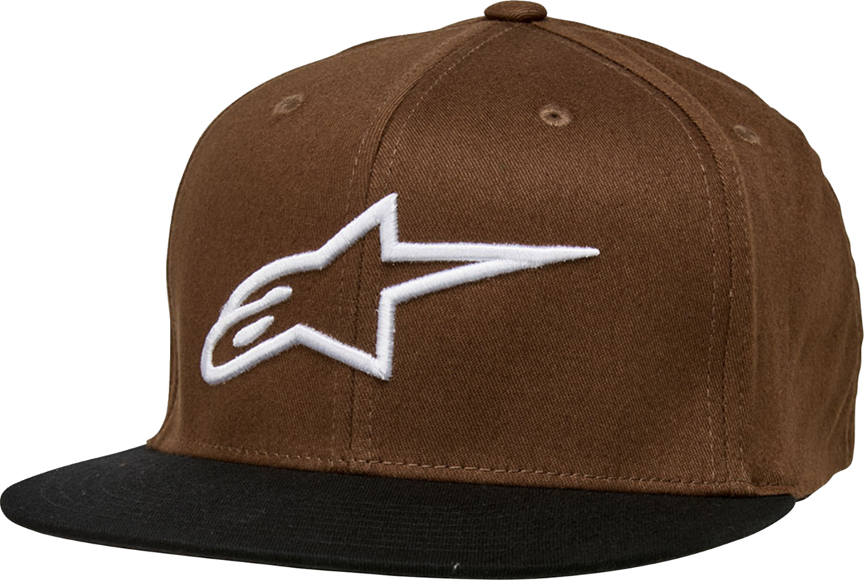 Gorra ALPINESTARS Ageless Flat Visor - Marrón/Negro - Talla pequeña/mediana 1035810158010SM