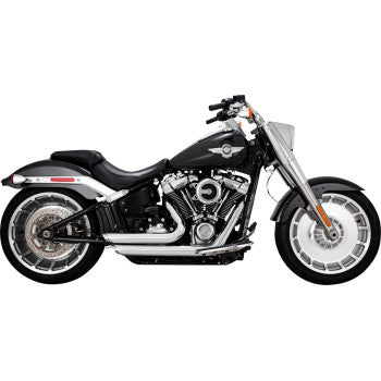 Sistema de escape escalonado VANCE & HINES Shortshots - Cromo 17335-22