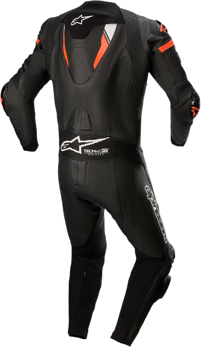 Traje de una pieza ALPINESTARS Missile Ignition v2 - Negro/Rojo Fluorescente - Talla 42 EE. UU. / 52 UE 3150222-1030-52