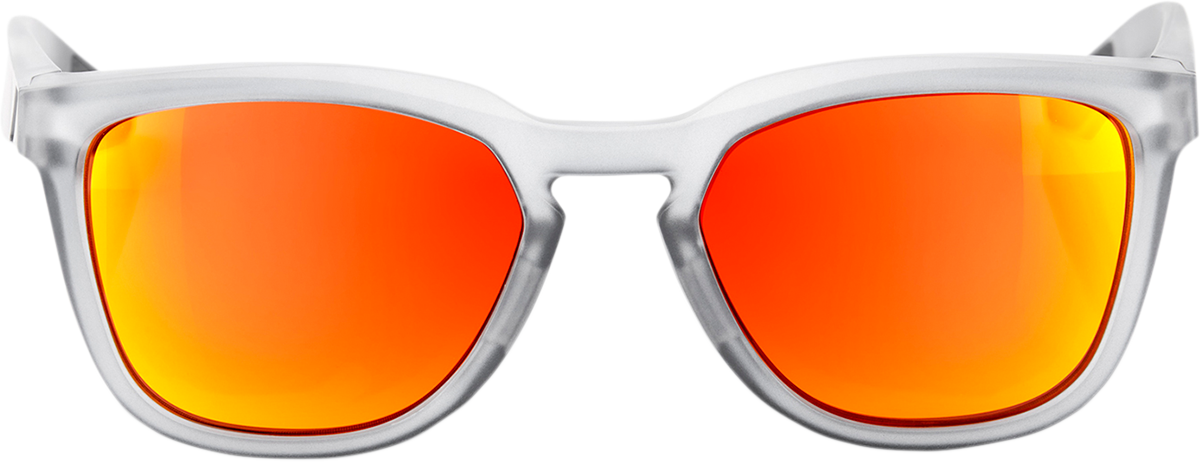 Gafas de sol 100% Hudson - Gris cristal - Espejo rojo 61028-255-43