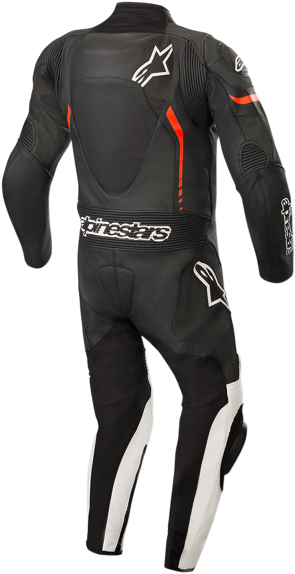 Mono de cuero ALPINESTARS Youth GP Plus de una pieza - Negro/Blanco/Rojo Fluorescente - Talla EE. UU. 24 / Talla UE 130 31405181231130