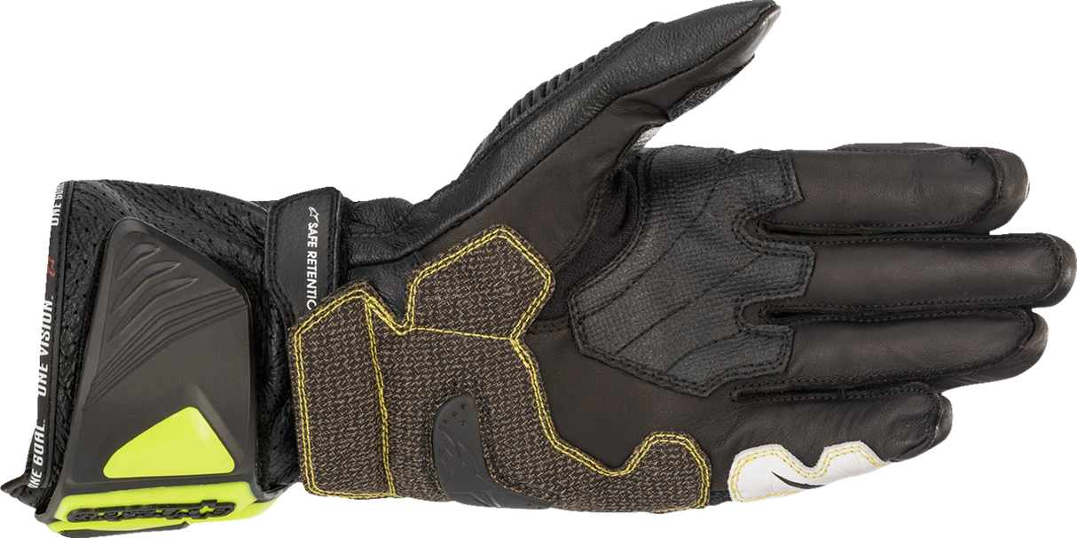 Guantes ALPINESTARS GP Tech V2 S - Negro/Amarillo Fluo/Blanco/Rojo Fluo - XL 3556422-1503-XL