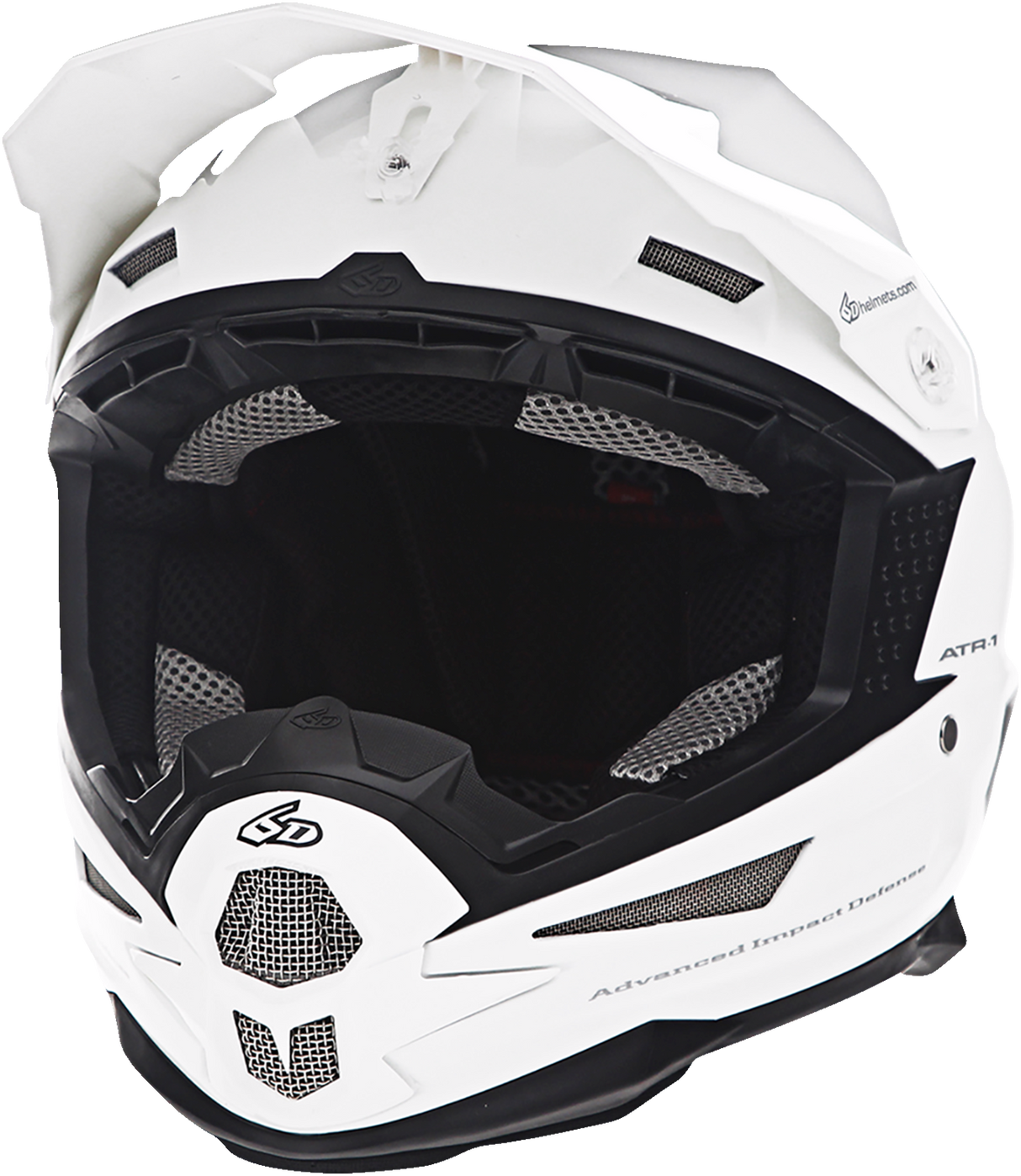 Casco de motocicleta 6D ATR-1 - Blanco - Pequeño 10-3725