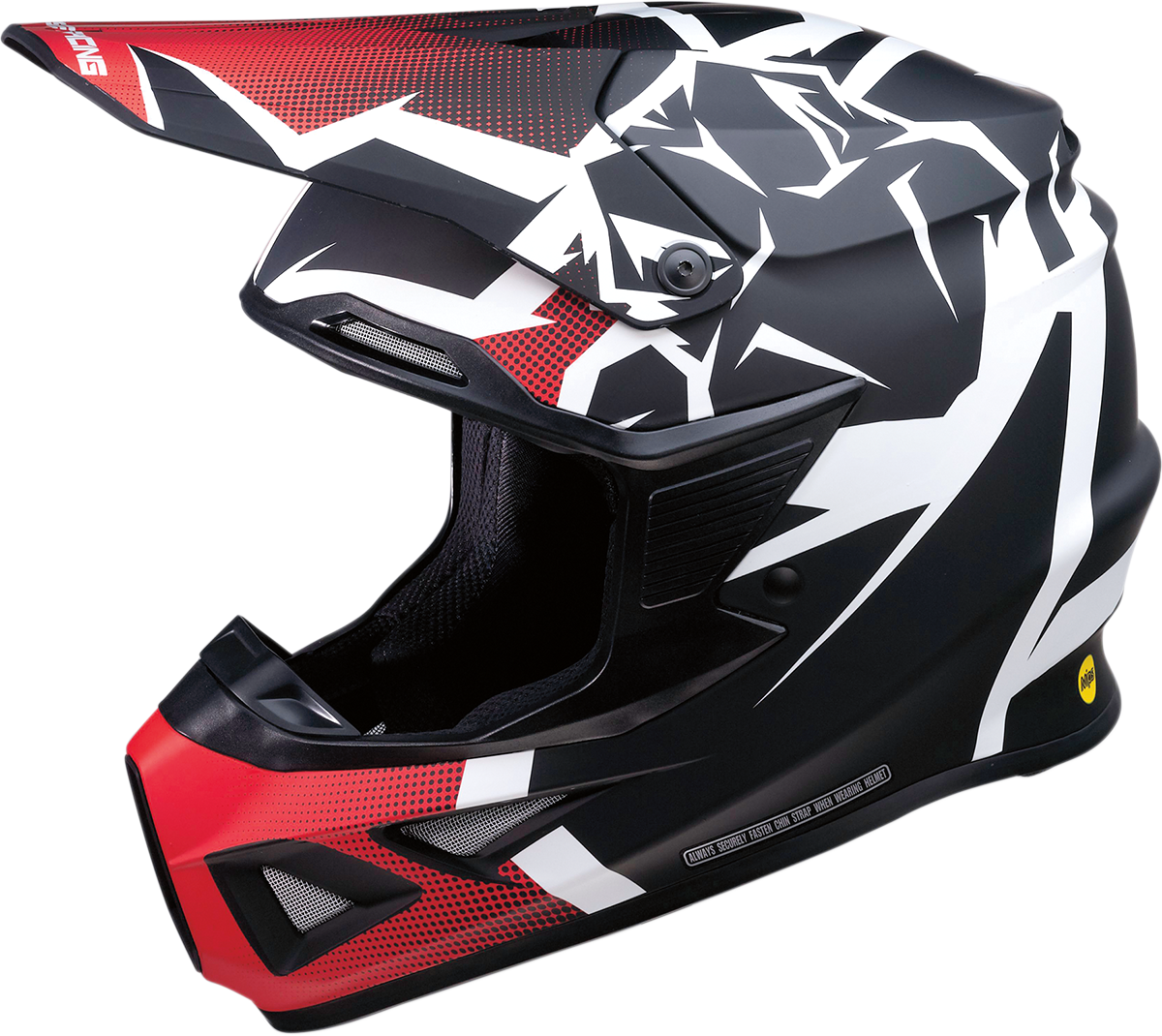 Casco MOOSE RACING FI - Agroid™ - MIPS® - Rojo/Negro - Mediano 0110-6693