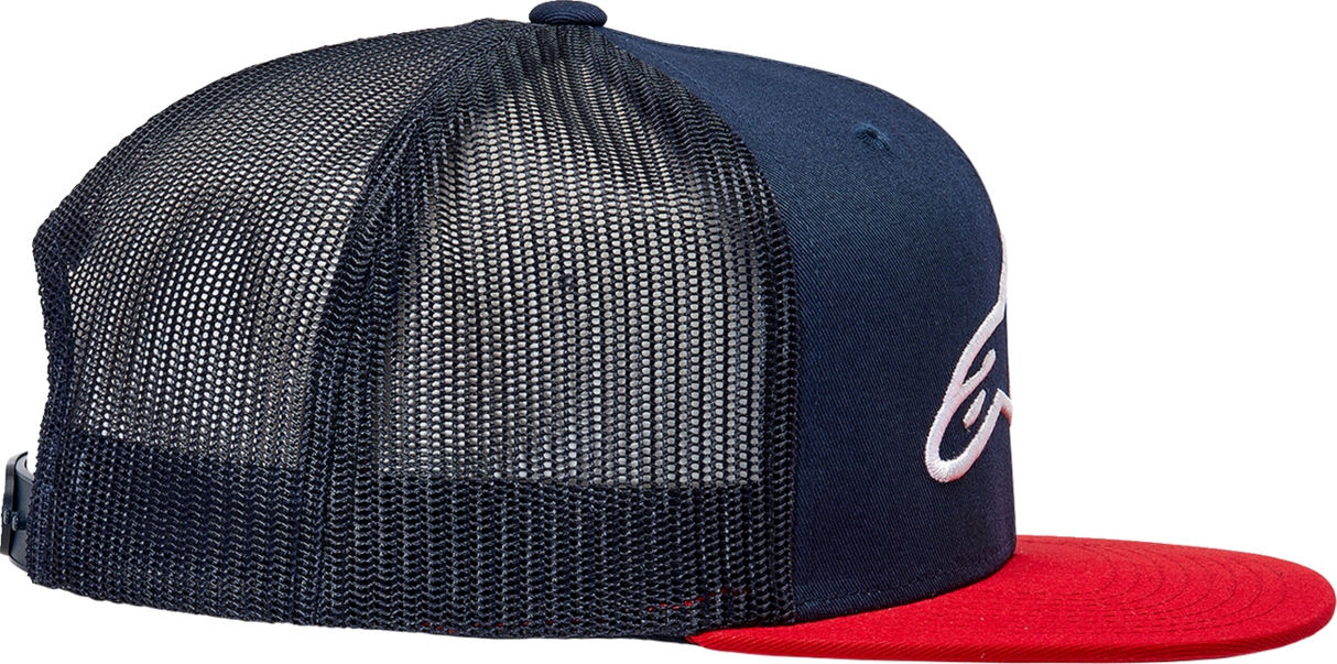 Gorra de camionero ALPINESTARS Corp - Azul marino/rojo - Talla única 1025810037030OS
