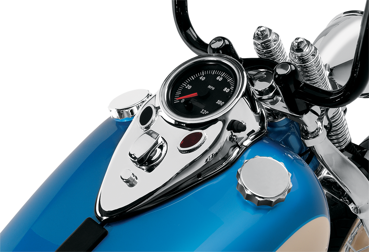 Cubierta de tablero Cat Eye de DRAG SPECIALTIES - Cromada 12-1934