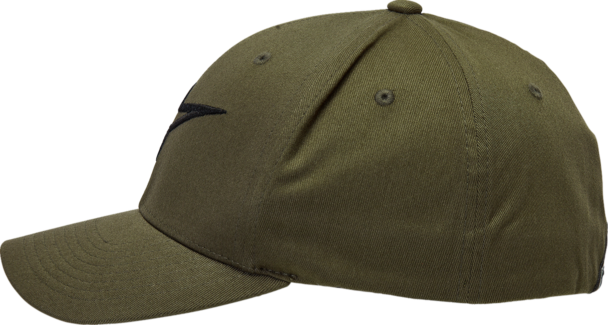 Gorra ALPINESTARS Ageless Curve - Militar/Negro - Talla pequeña/mediana 1017810106910SM