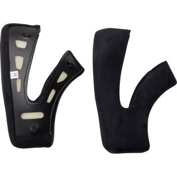 Almohadillas para mejillas AGV X101 - Negras - Medianas 20KIT77002001MD