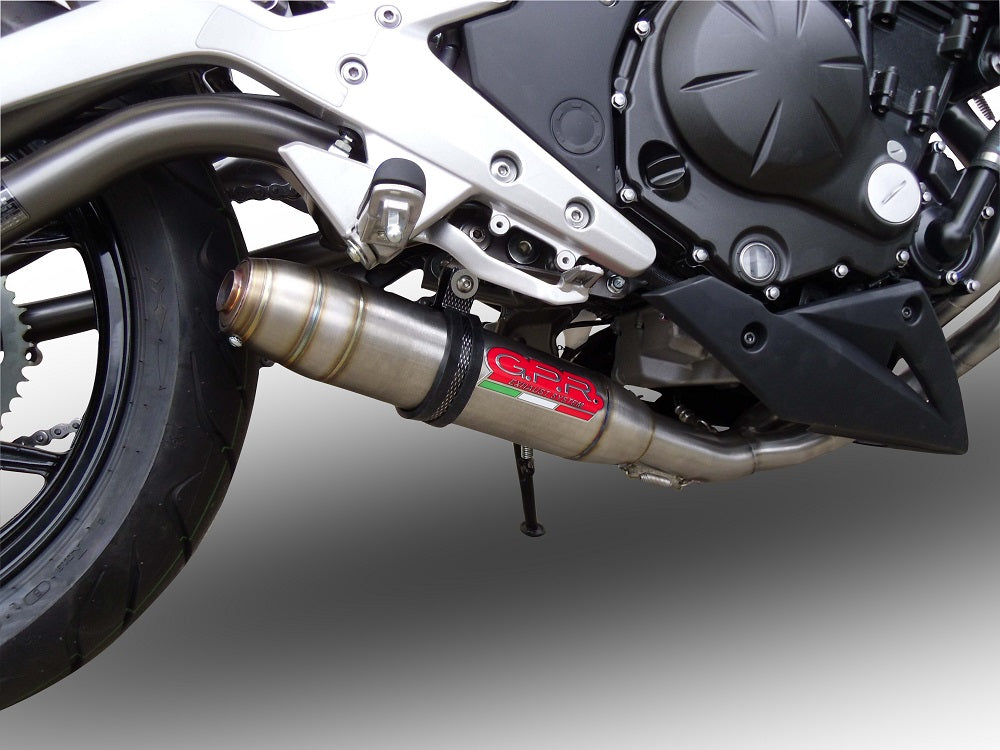 Kawasaki ER6N ER6F 2012-2016 Exhaust GPR Full System Deeptone Inox