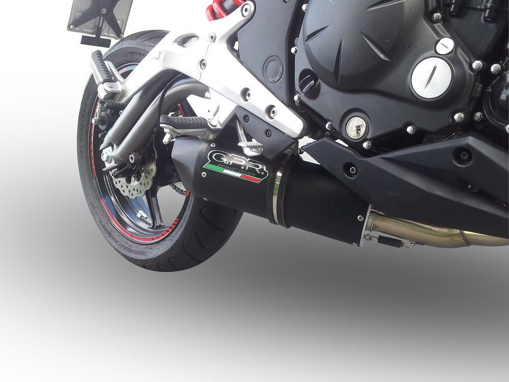 Kawasaki ER6N 2012-2016 Exhaust GPR Full System Furore Nero