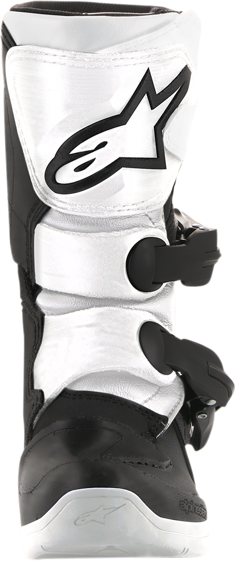 Botas ALPINESTARS Youth Tech 3S - Negro/Blanco - Talla 12 (EE. UU.) 2014518-12-12
