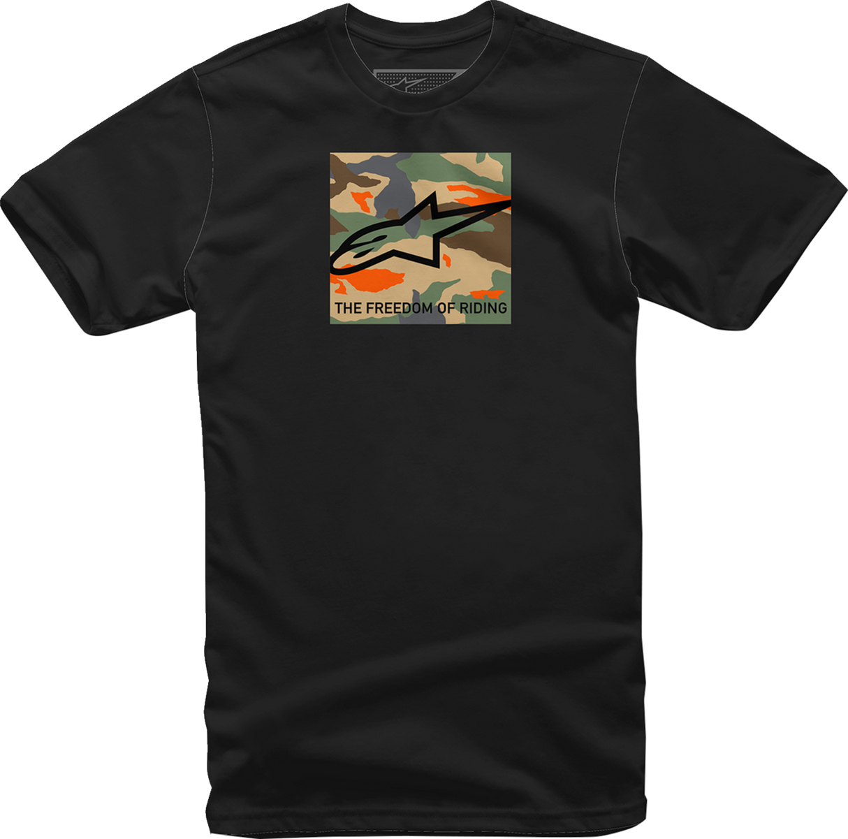 Camiseta ALPINESTARS Free Camo - Negra - Talla L 1232-72220-10-L