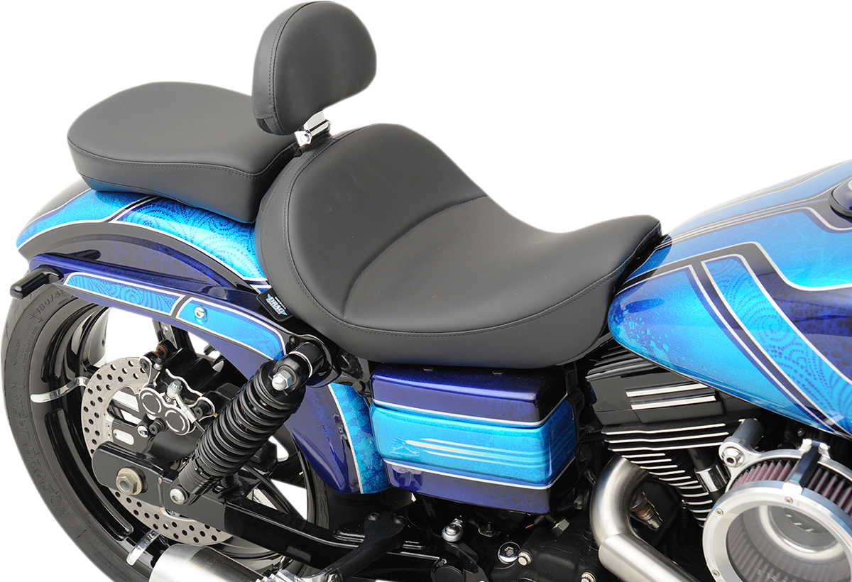 Asiento individual DRAG SPECIALTIES - Costuras suaves - Respaldo del conductor - FXD USE P-PADS 08030342,0353 0803-0555