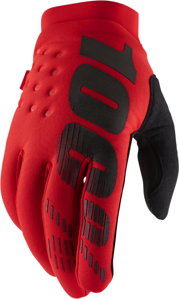 Guantes 100% Brisker - Rojo - Mediano 10003-00031