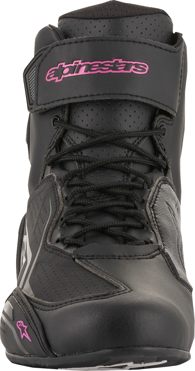 Zapatillas ALPINESTARS Stella Faster-3 para mujer - Negro/Rosa - Talla 8.5 (EE. UU.) 251041910399