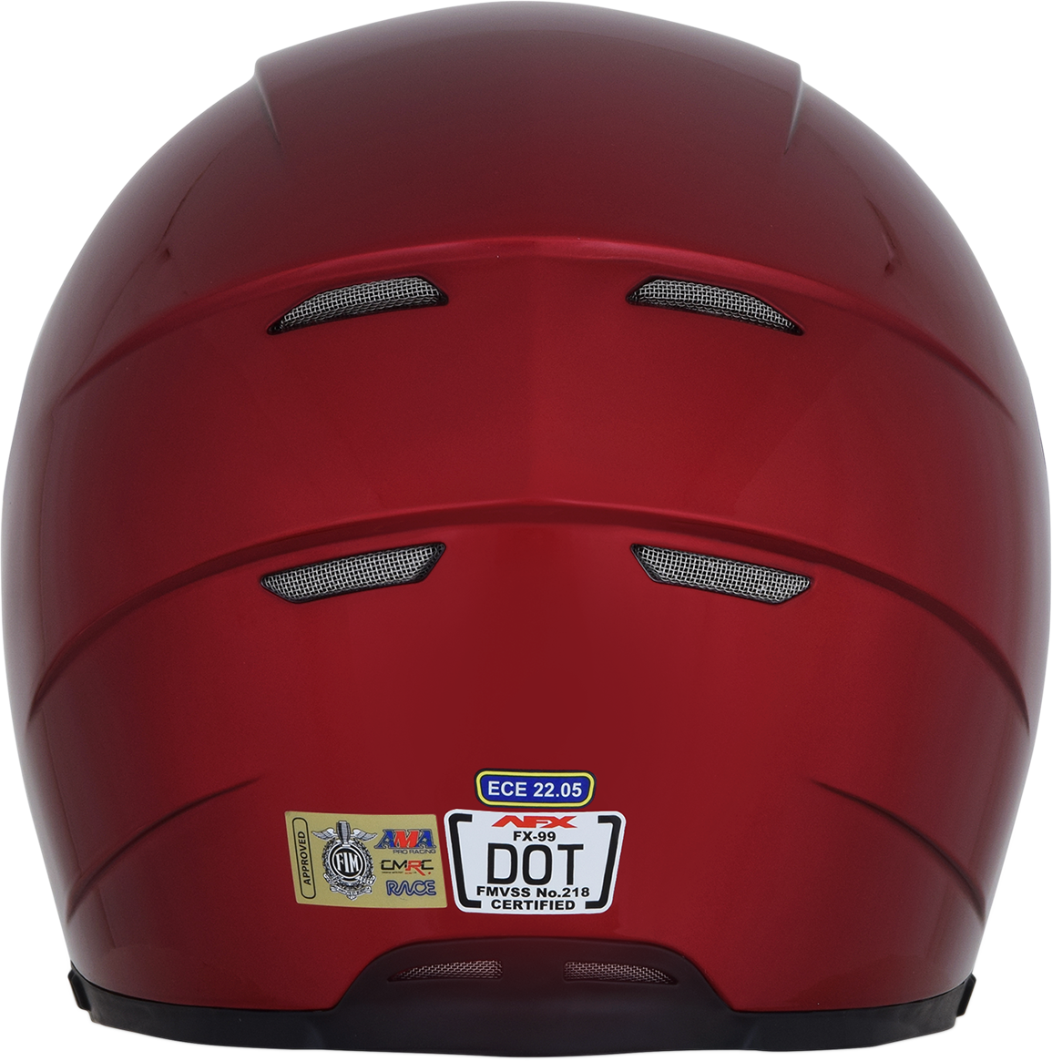 Casco de moto AFX FX-99 - Rojo vino - XS 0101-11083