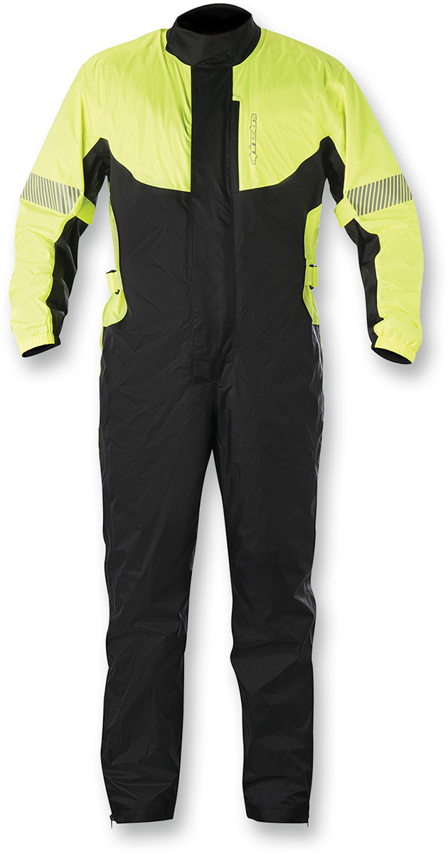 Traje impermeable Hurricane de ALPINESTARS - Amarillo fluorescente/Negro - XL 3264617-551-XL