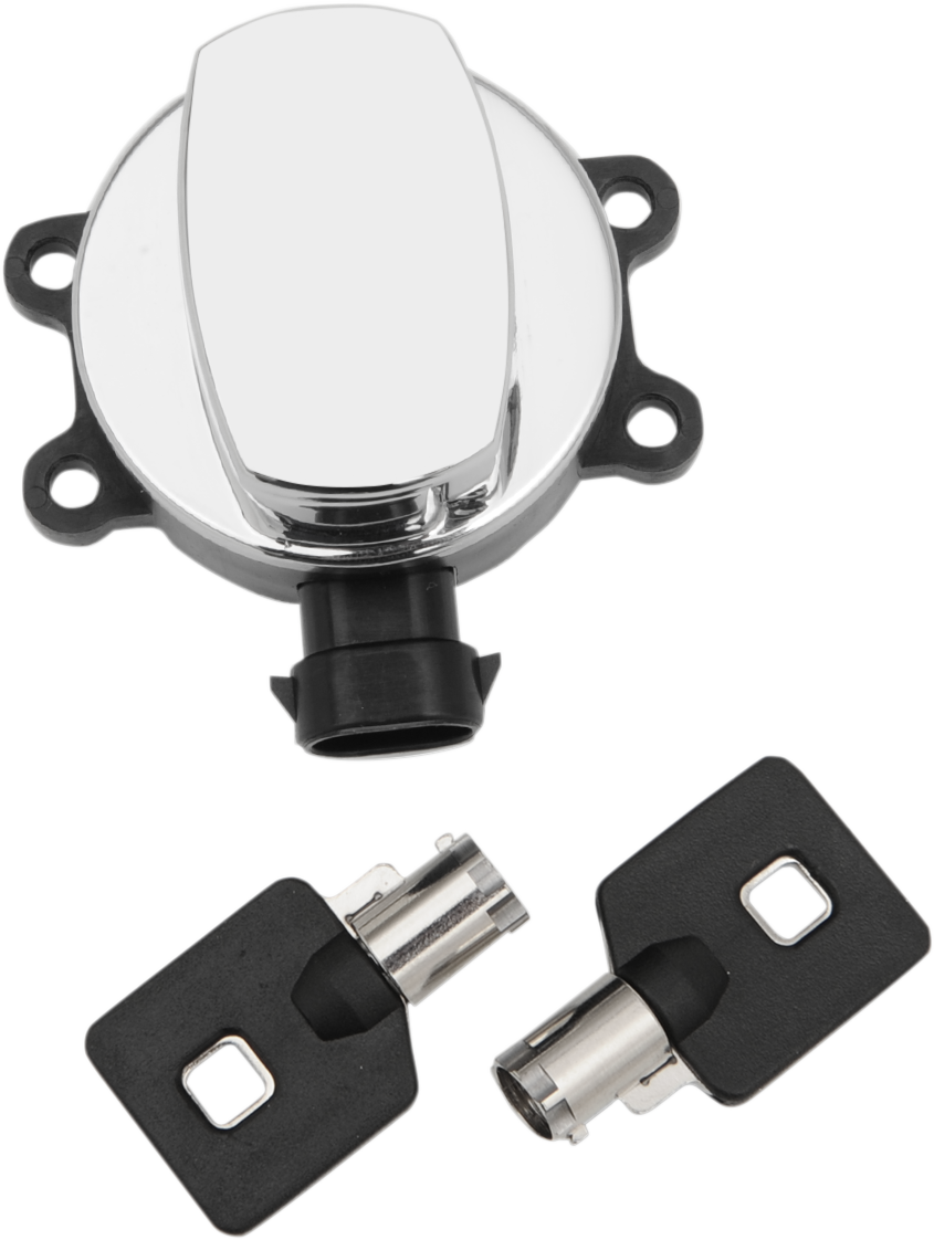 Interruptor de encendido con bisagra lateral de DRAG SPECIALTIES - Cromado E21-0214