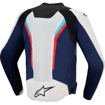 ALPINESTARS AST v3 Air Jacket - Silver/Deep Blue/Bright Red - XL 3300426-1621-XL