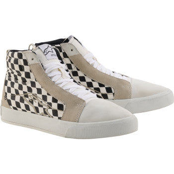 ALPINESTARS Ride-63 Canvas Shoes - White/Black/Chess - US 12.5 2540726-2081-125
