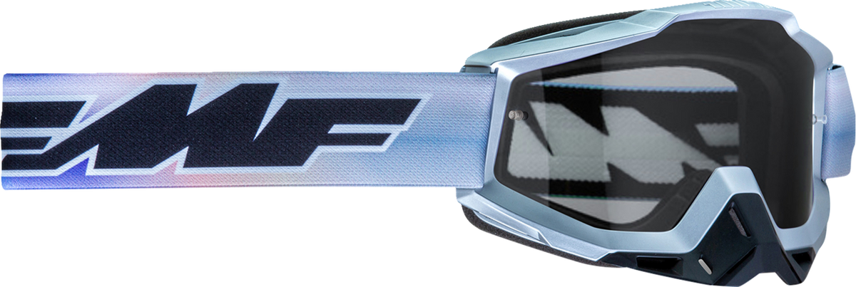 fmf powerbomb goggles FMF PowerBomb Goggles - Afterburn - Blue/Purple/Gray