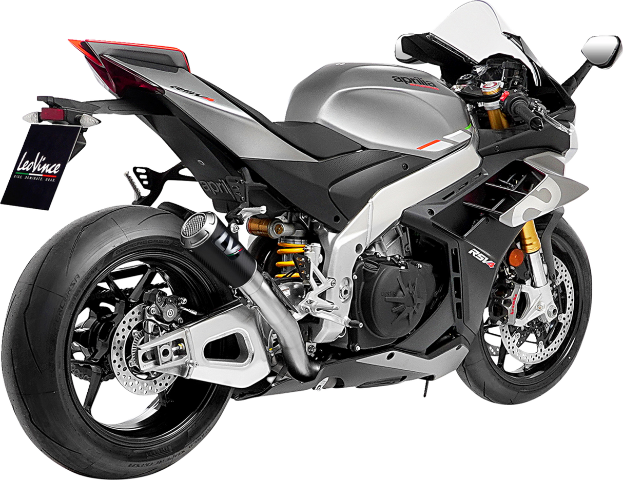 Silenciador deslizante LEOVINCE LV-10 - Fibra de carbono 15248C