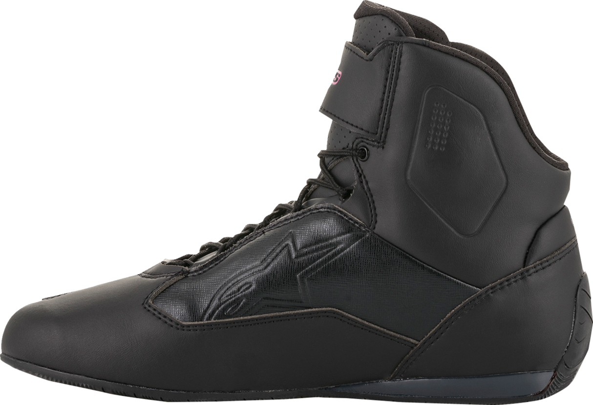 Zapatillas ALPINESTARS Stella Faster-3 para mujer - Negro/Rosa - Talla 8.5 (EE. UU.) 251041910399
