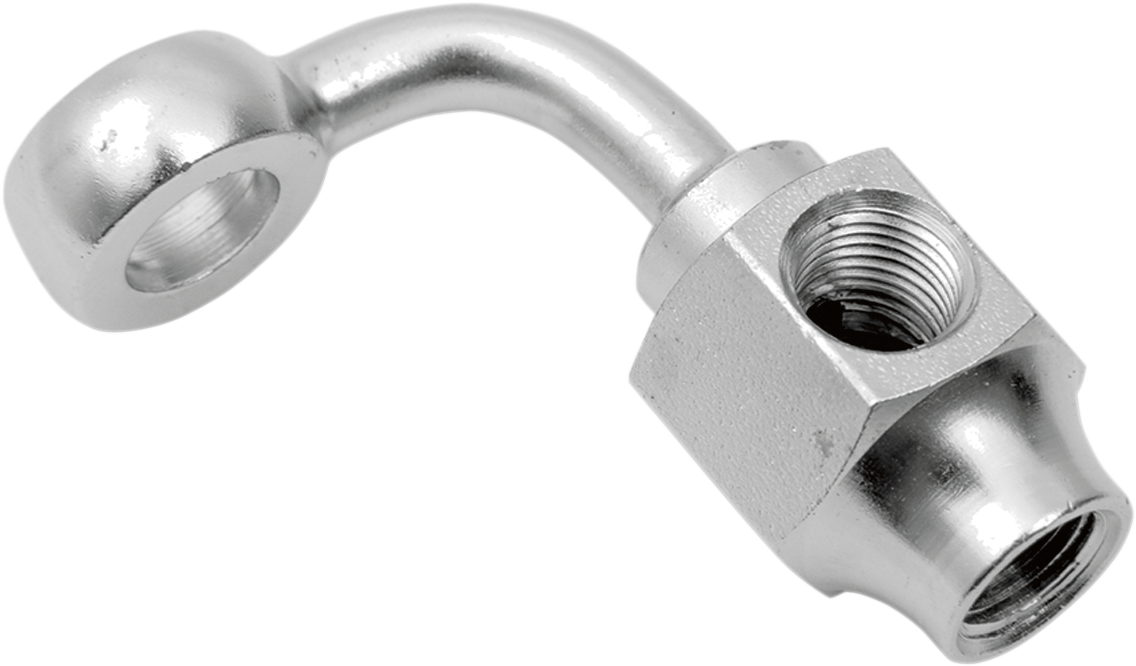 DRAG SPECIALTIES Accesorio Banjo - 3/8" x 1/8" NPT - 90° - Corto 301