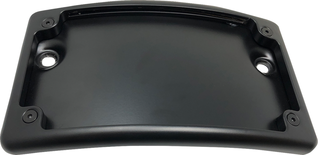 Kit de matrícula para motocicleta KODLIN - Curvado - Negro KUS20100