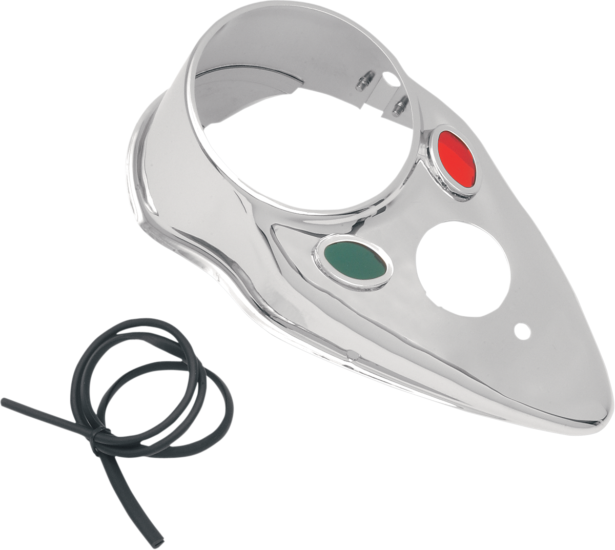 Cubierta de tablero Cat Eye de DRAG SPECIALTIES - Cromada 12-1934