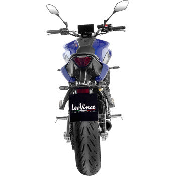 Sistema de escape LEOVINCE LV-10 Black Edition YZF-R7/MT-07 2021-2024 15264FBU