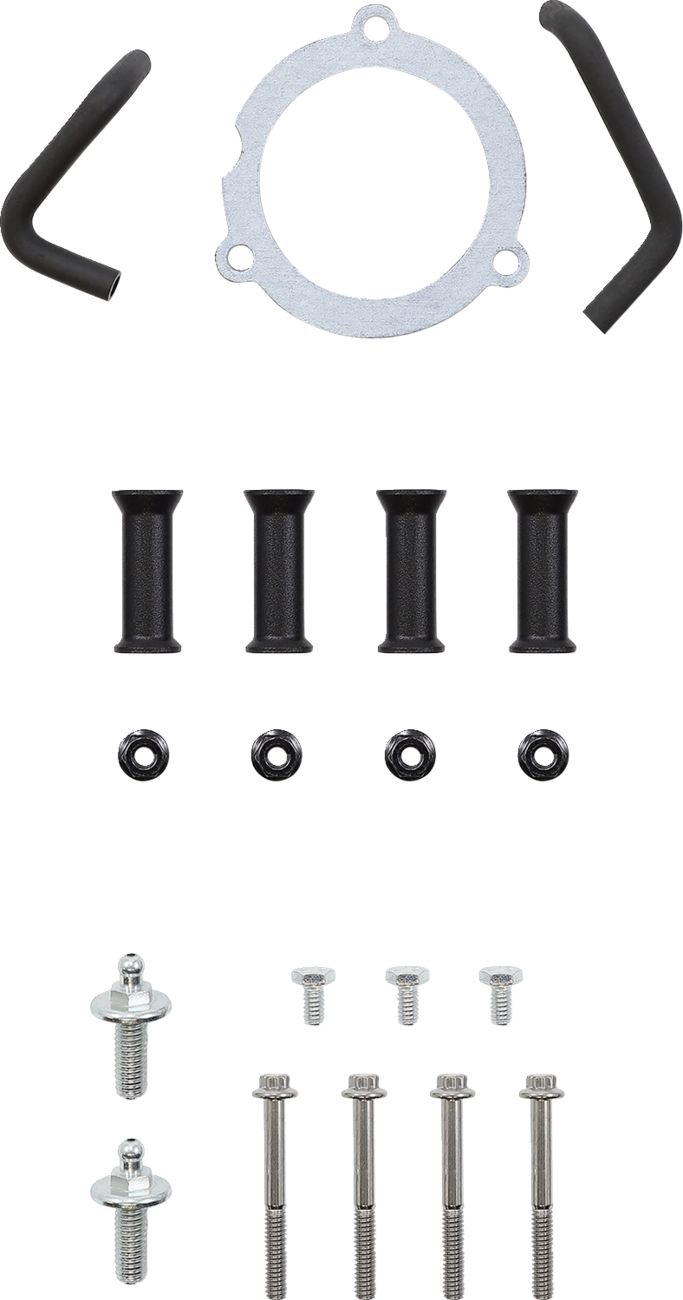 Filtro de aire VANCE & HINES VO2 Insight - M8 - Negro arrugado Softail / Glide 2017-2024 41077