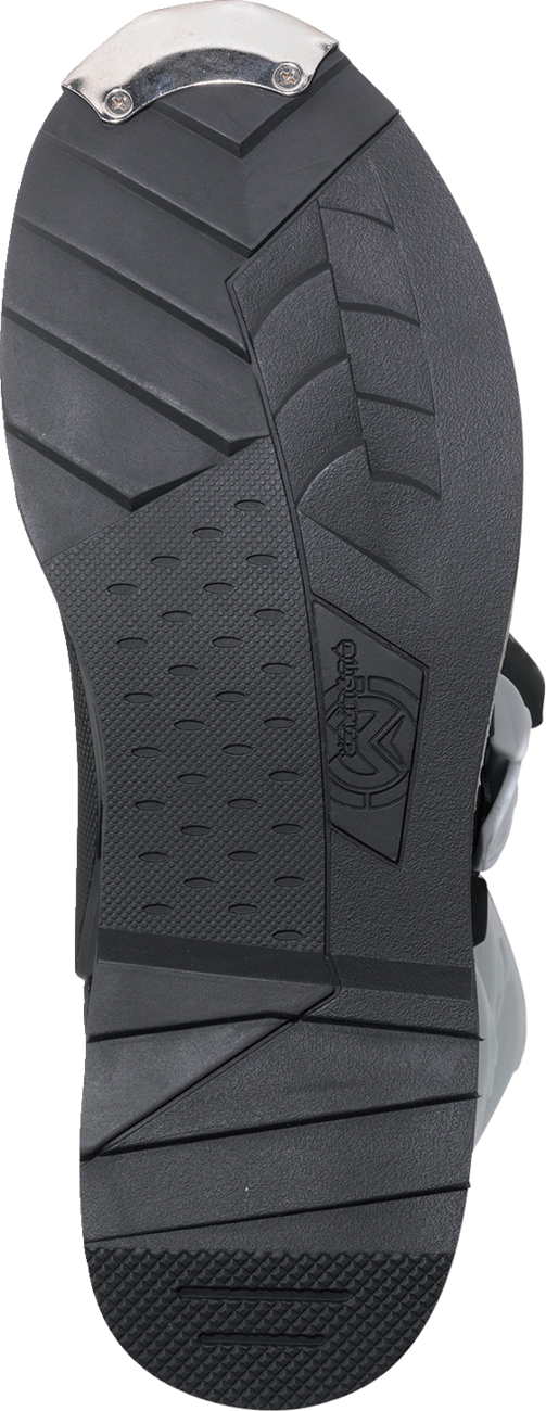 Botas de clasificación MOOSE RACING - Negro/Blanco - Talla 10 3410-2602
