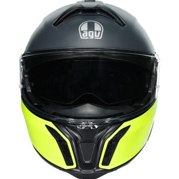AGV Tourmodular Motorcycle Helmet - Balance - Black/Yellow Fluo/Gray - XL 211251F2OY00115