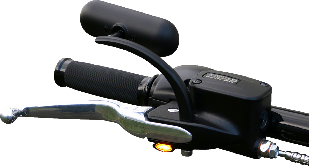 Intermitente delantero LED 2 en 1 para motocicleta KODLIN con luz de marcha - Negro K68500