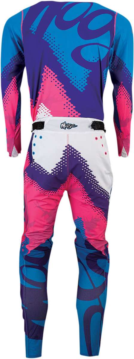 Pantalones Agroid MOOSE RACING - Rosa/Azul/Morado - 30 2901-9233