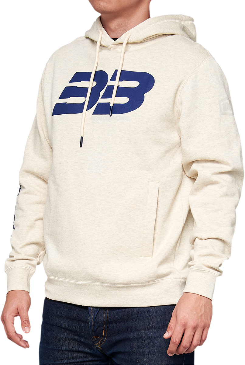 Sudadera con capucha 100% BB33 con bolsillo de ribete - Avena - 2XL BB-36045-484-14