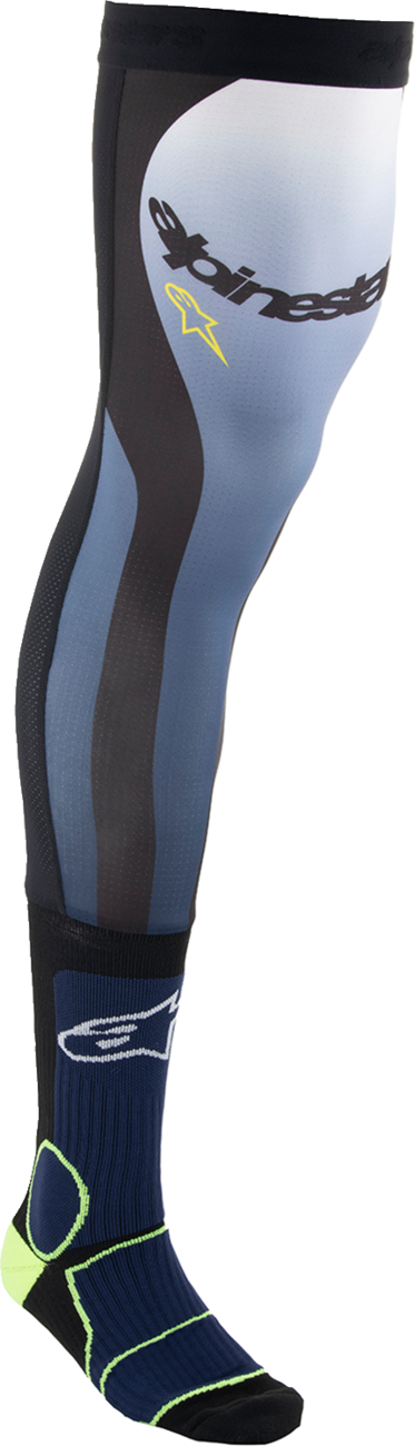 Calcetines ALPINESTARS para rodilleras - Azul marino/Negro/Amarillo - Talla L/XL 4701324-7455-LX