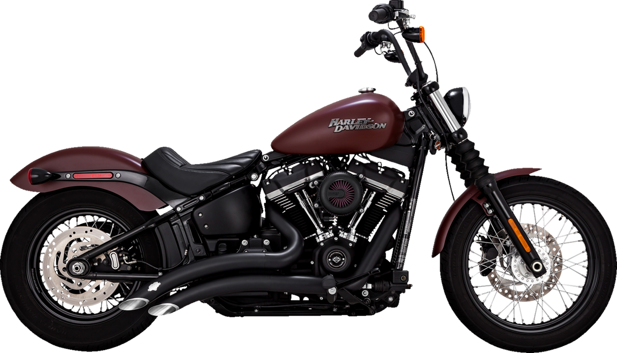 Escape VANCE & HINES para Harley Davidson Softail 2018-2024 Negro Big Radius 46377