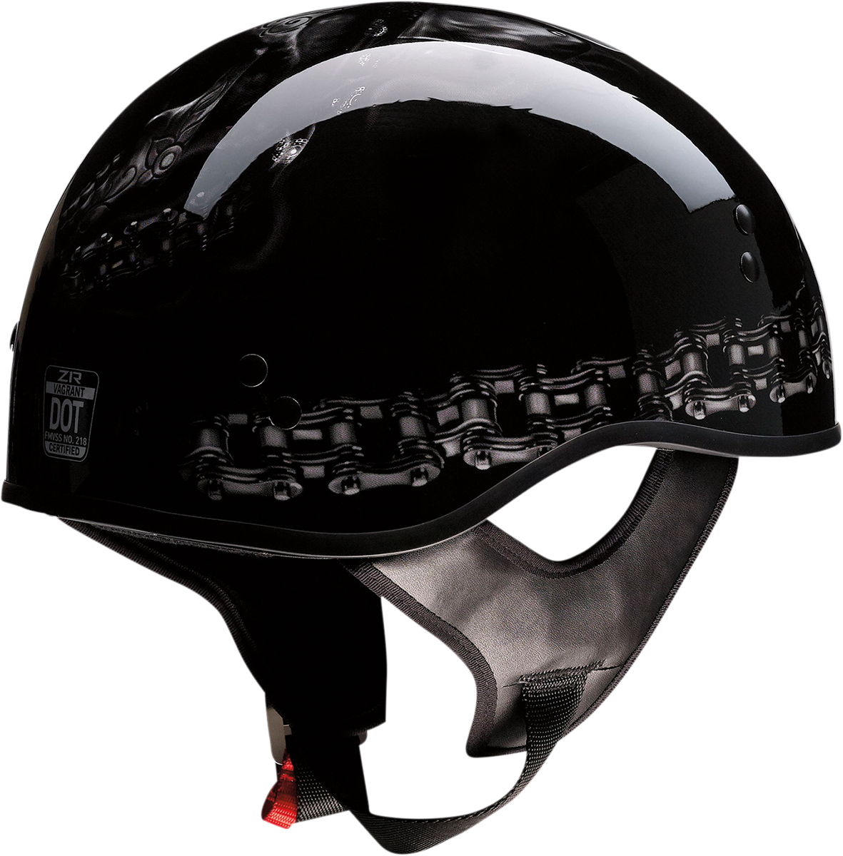 Casco de moto Z1R Vagrant - FTW - Negro/Gris - 2XL 0103-1323