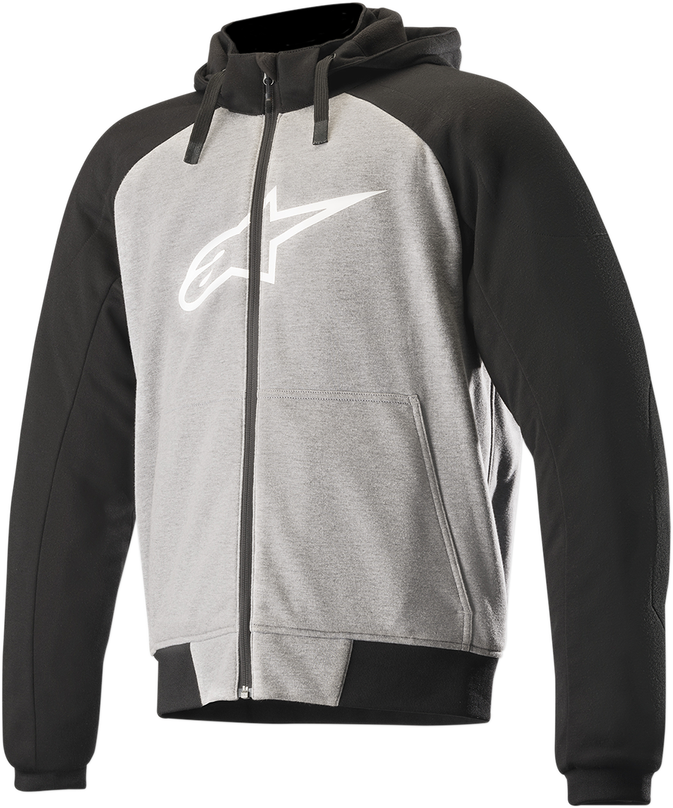 Sudadera deportiva con capucha ALPINESTARS Chrome - Gris - Talla pequeña 4200918-951-S