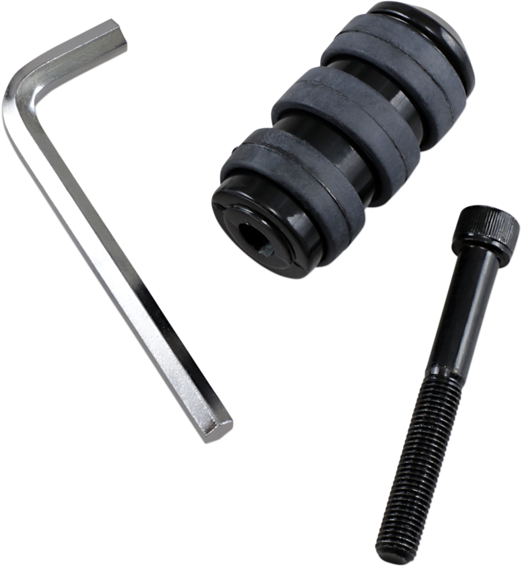 Reposapiés de cambio DRAG SPECIALTIES Soft-Ride - Estándar - Negro 361032