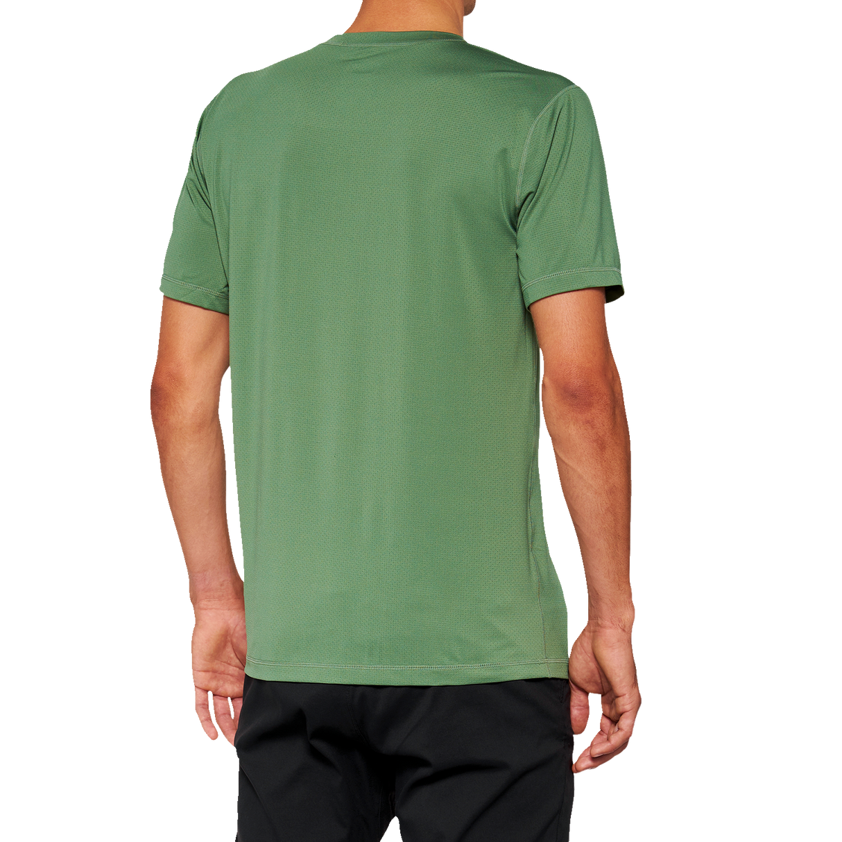 Camiseta deportiva 100% Mission - Verde oliva - Talla pequeña 20014-00015