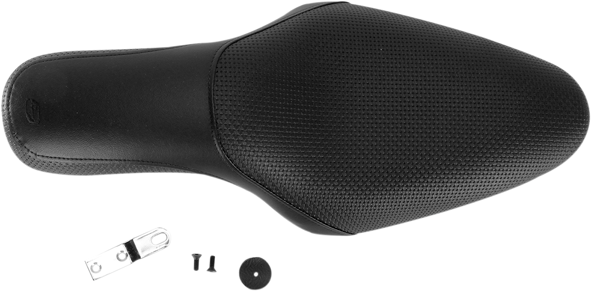 Asiento SADDLEMEN Profiler de tejido de cesta - Negro - XL '82-'03 879-03-147