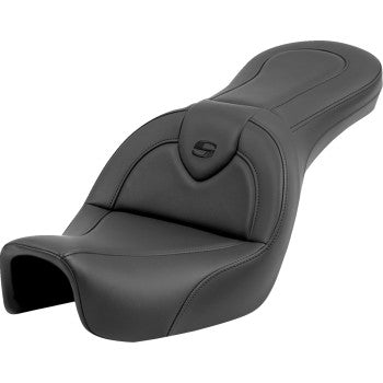 Asiento SADDLEMEN Roadsofa™ - sin respaldo - Costuras negras - FXD '06-'17 806-04-187