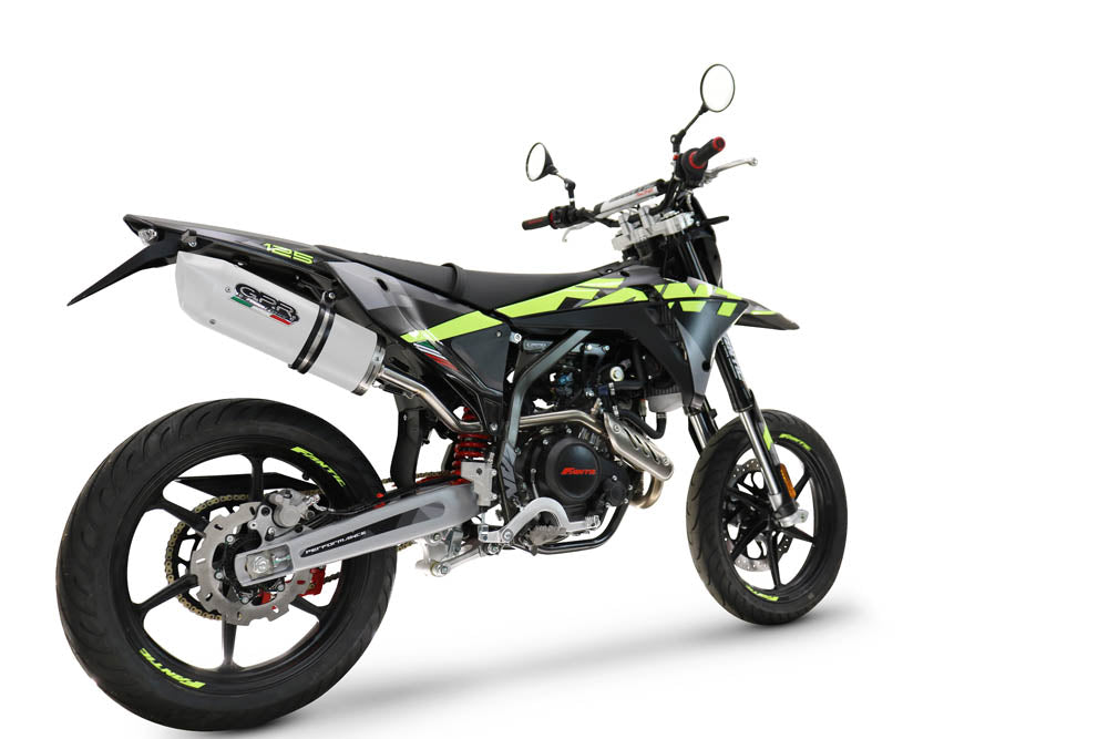 Fantic Motor 125 XEF Enduro Competition/Performance 2025-2026 Exhaust GPR Slip-on Albus Ceramic